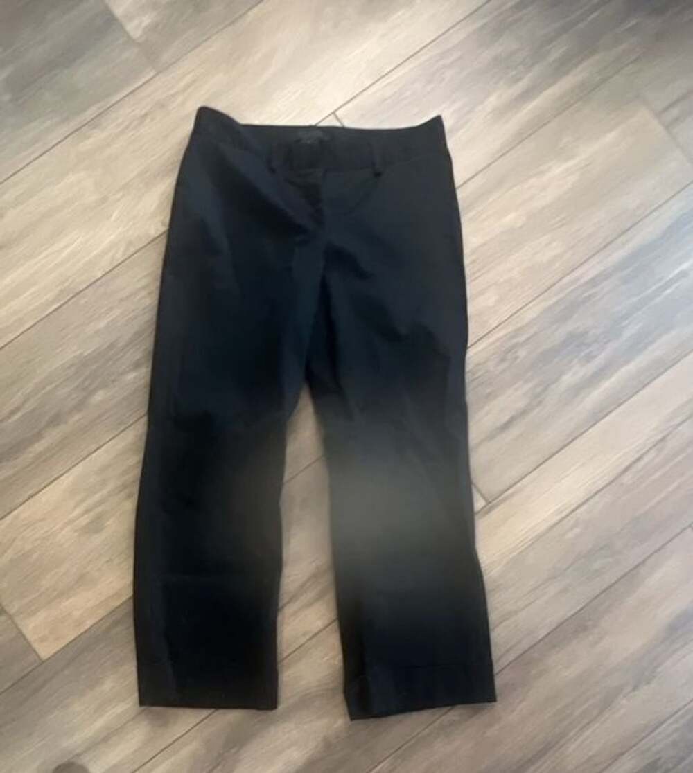 The Limited Stretch Pants Size 4 Black Cotton Blend